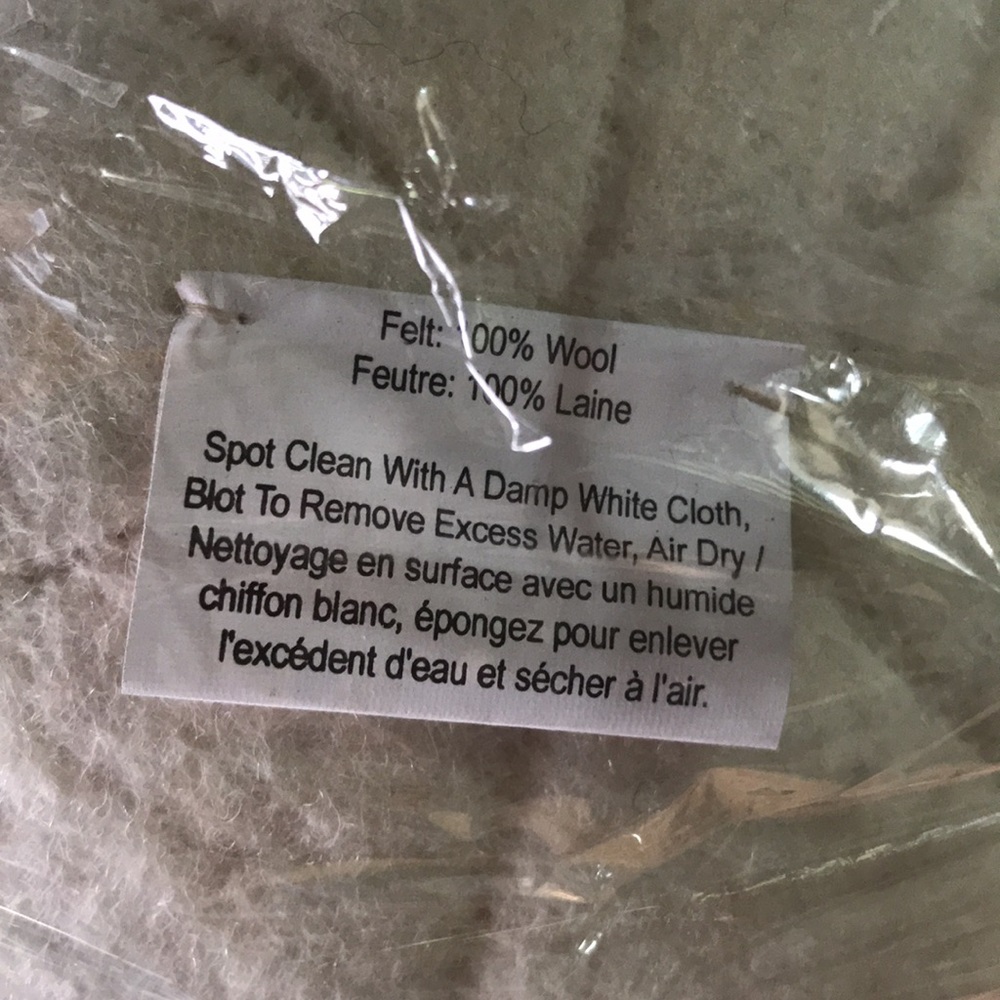 Pottery Barn kids Exclusive Handmade Wool Felt White Pumpkin with Spiders 🕷🎃 - Picture 7 of 14